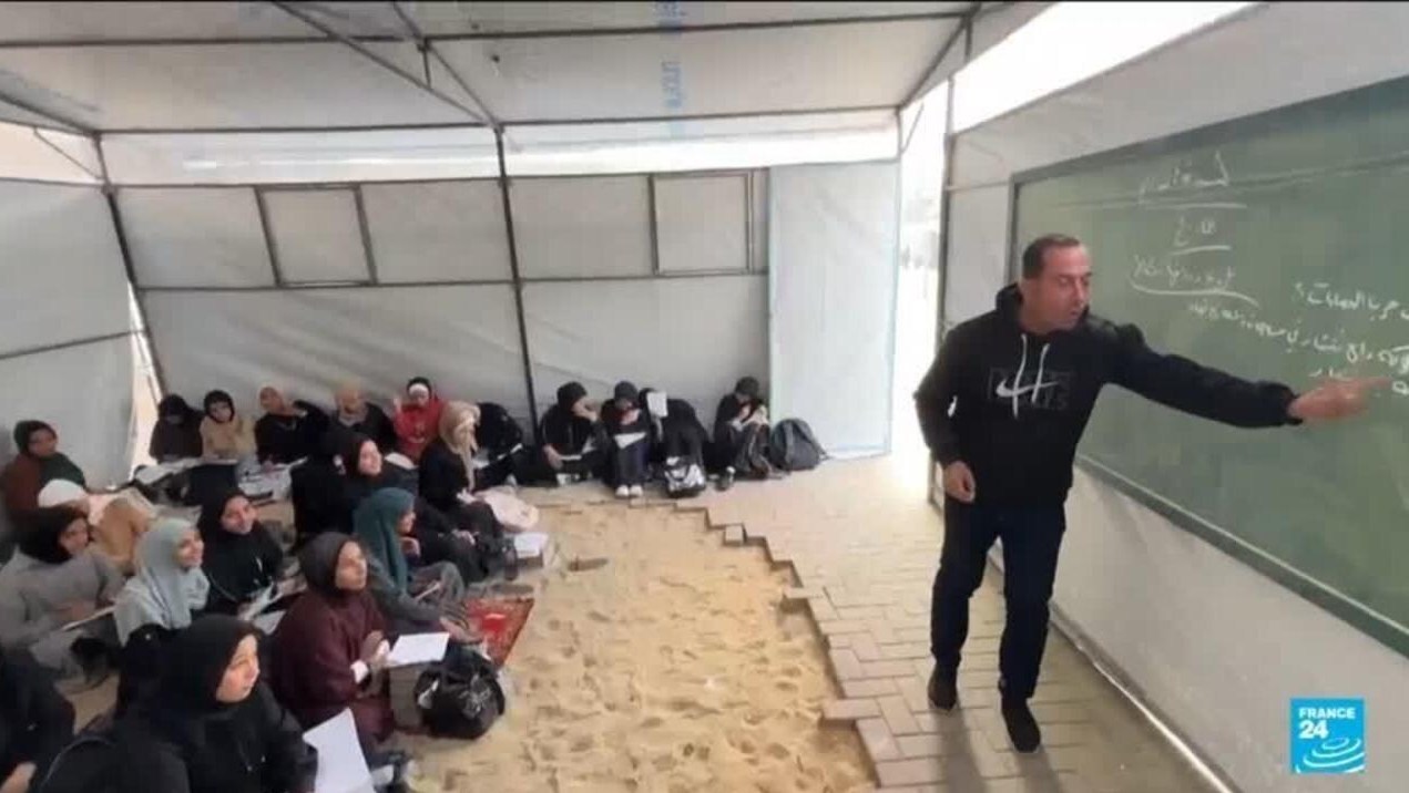 کلاس‌های درس غزه در سایه نبرد با کابوس روانی جنگ با صهیونیست‌ها