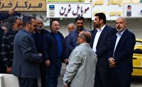 بازدید اعضای شورای اسلامی شهر فردیس از پروژه پایانه تاکسی اهری