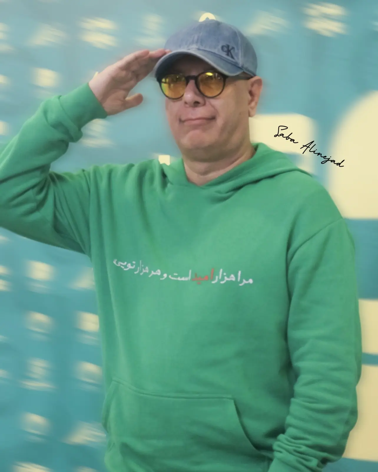 نوشته روی لباس محمد بحرانی جلب توجه کرد