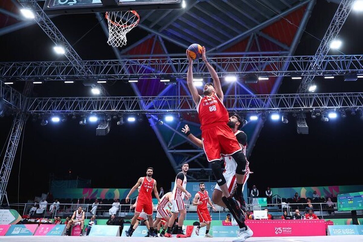 صعود بسکتبال مردان ایران به فینال ریاض
