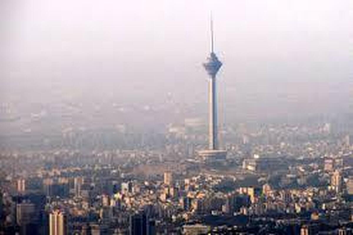 شاخص آلودگی هوای تهران در شرایط ناسالم برای گروه‌های حساس