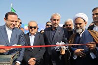 افتتاح کریدور شهدای اقتدار منطقه آزاد ارس با حضور وزیر اقتصاد و امور دارایی