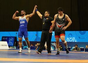 طلای درخشان عظیمی در کشتی آزاد زیر ۲۳ سال جهان