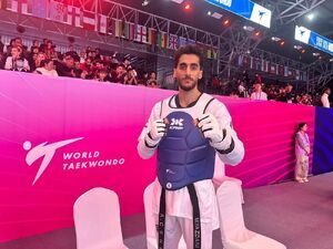 صعود یزدانی به یک چهارم نهایی تکواندوی قهرمانی جهان