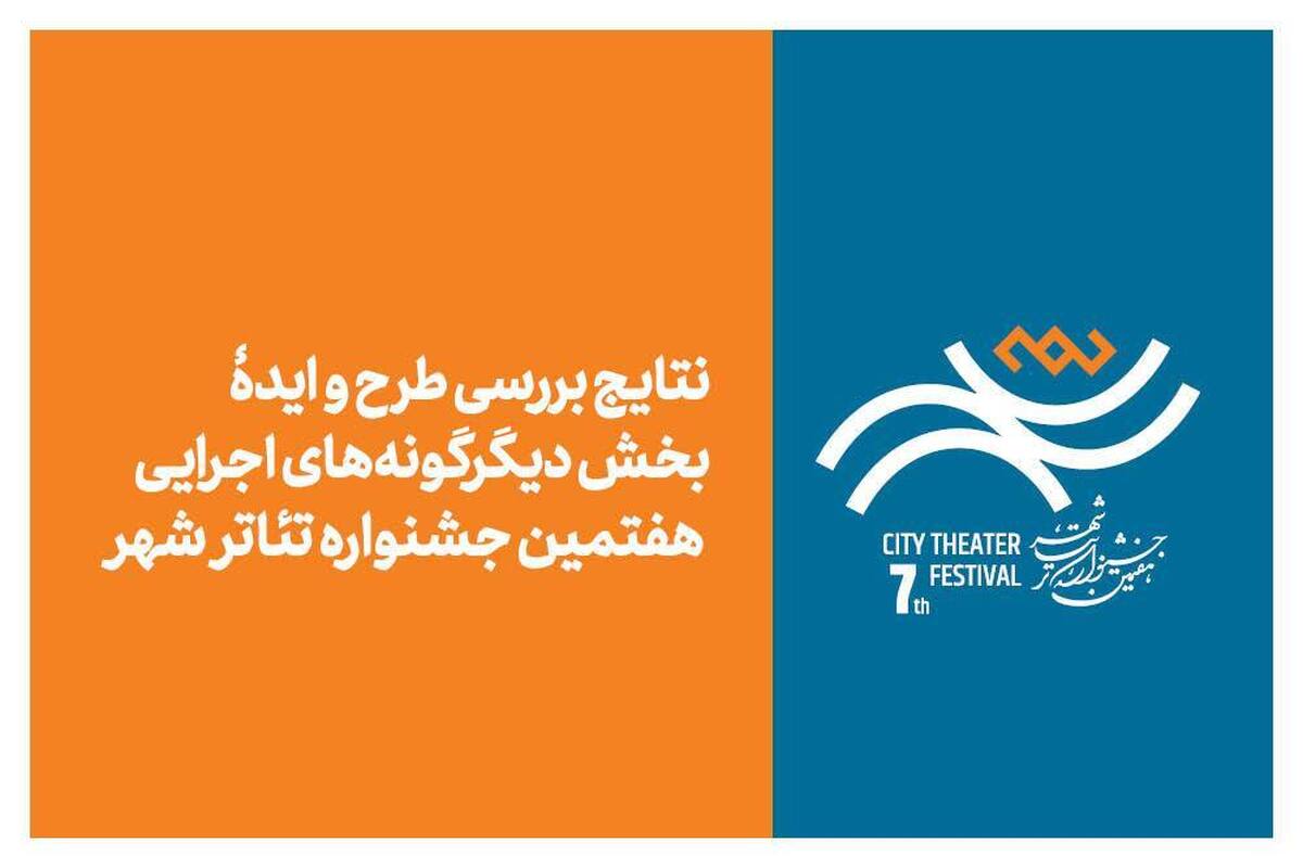 نتایج بررسی طرح و ایده بخش «دیگرگونههای اجرایی» جشنواره تئاتر «شهر» اعلام شد