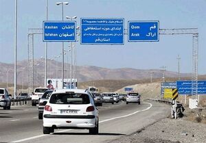 هشدار محدودیت یکماهه تردد در آزادراه قم- تهران