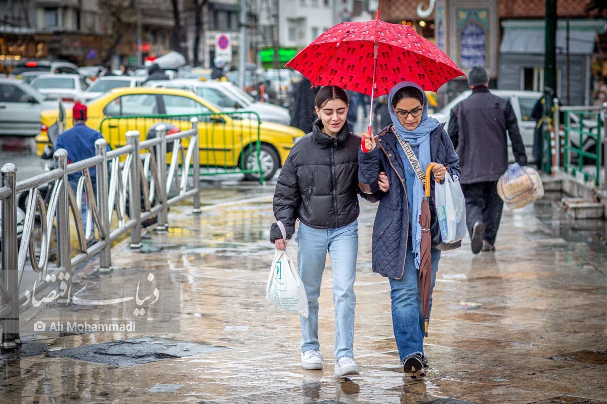 بارش باران در ۵ استان