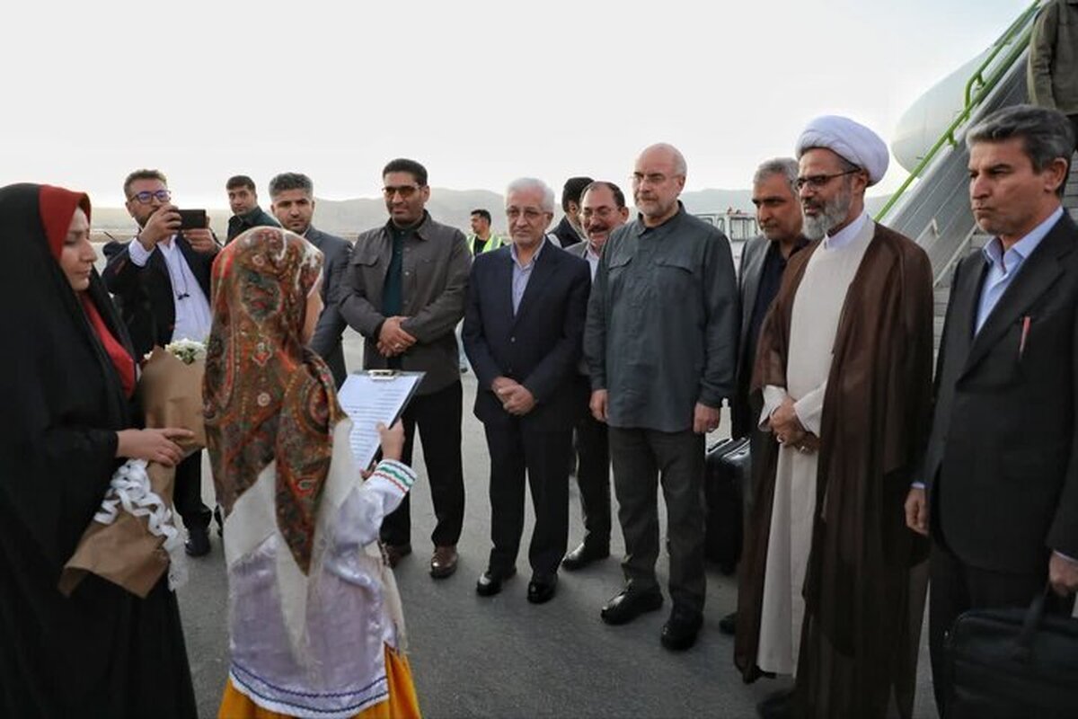 قالیباف وارد خراسان شمالی شد