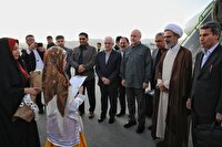 قالیباف وارد خراسان شمالی شد