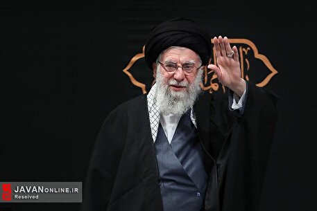 اولین شب عزاداری شهادت حضرت زهرا(س) با حضور رهبر انقلاب