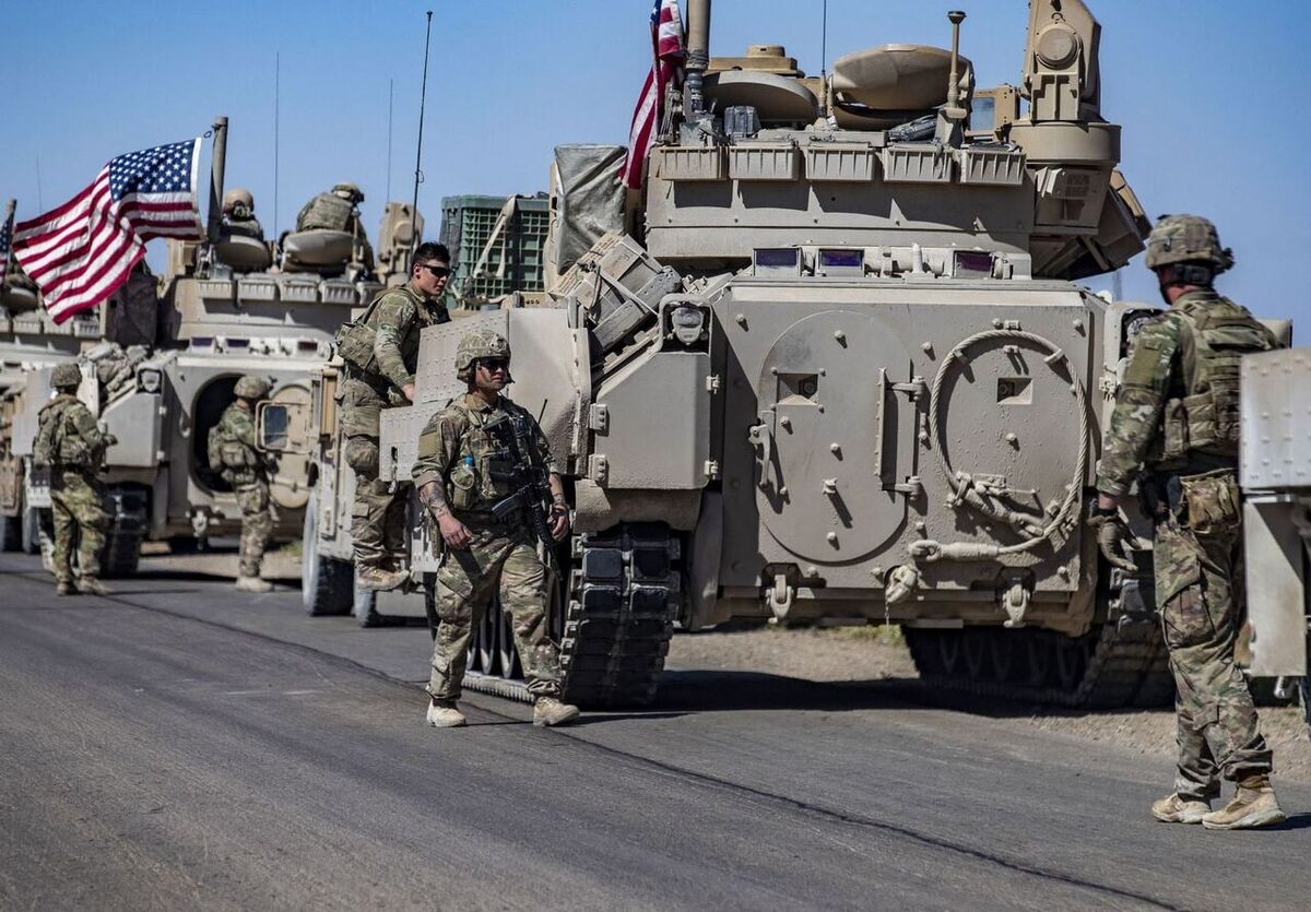 خروج جدید تجهیزات نظامی آمریکا از حسکه سوریه به اقلیم کردستان عراق