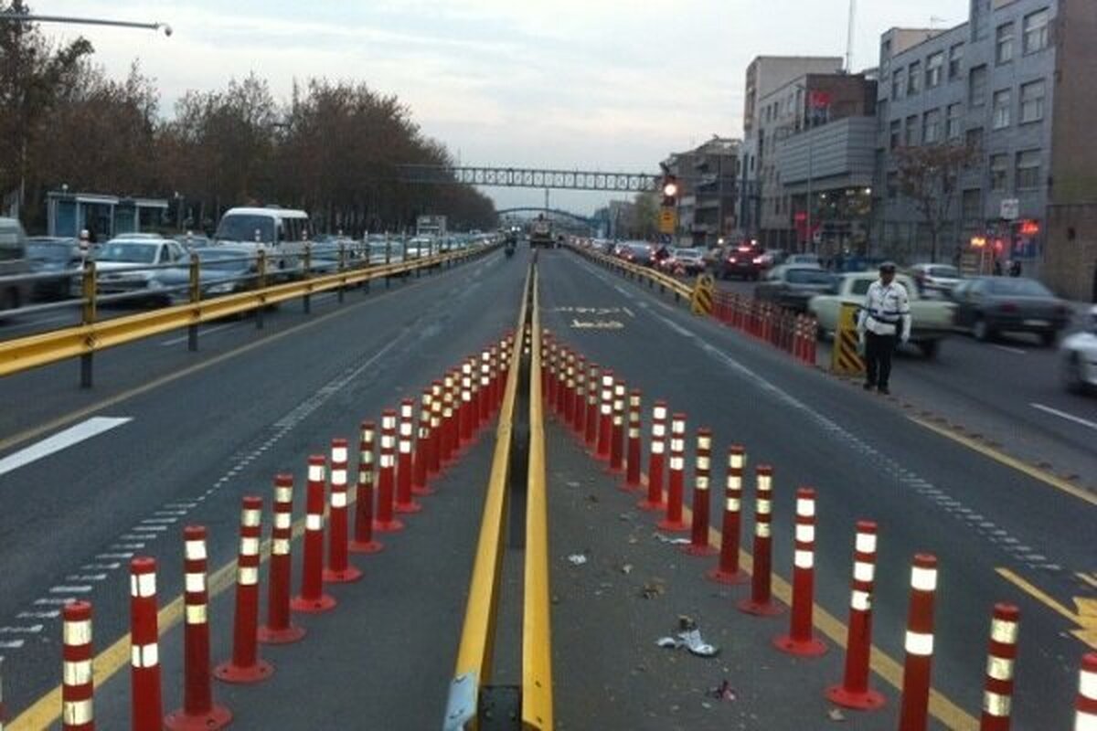 اجرای طرح خط ویژه حمل و نقل همگانی در تهران