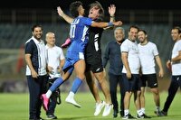 آشتی‌کنان رضاییان و ساپینتو در تمرین استقلال