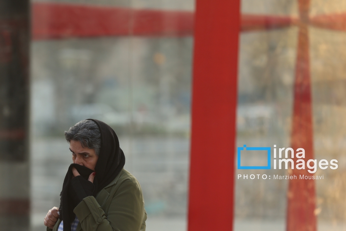 کیفیت هوای تهران نارنجی و برای گروه‌های حساس ناسالم است