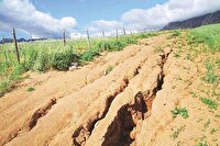 فرسایش خاک با شدت ۱۶ تن در هکتار