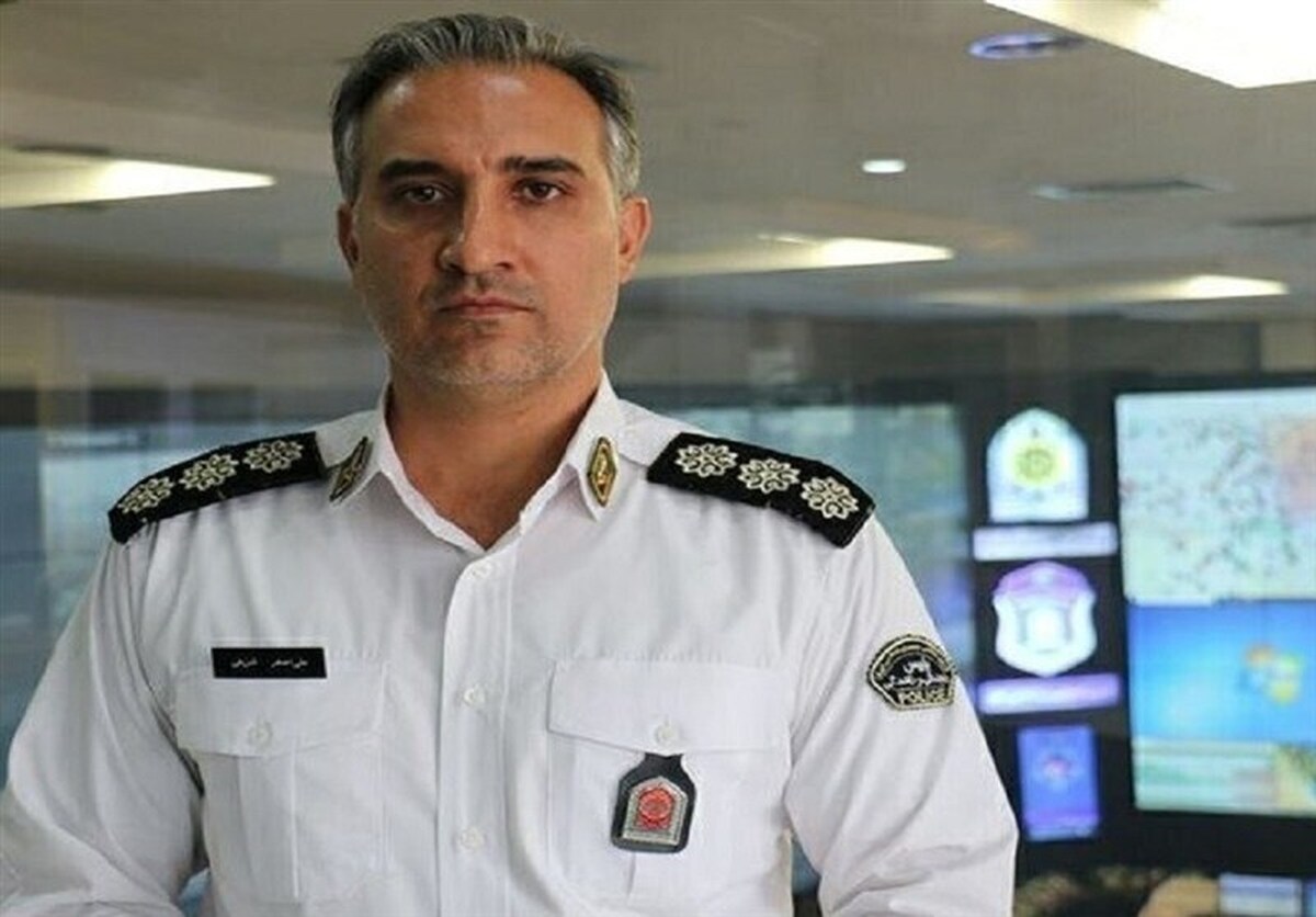 لغزندگی معابر تهران به دلیل بارش زیبای باران و عدم دید کافی