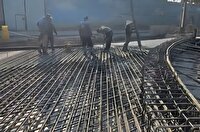 پایان بتن‌ریزی عرشه اصلی پروژه امام‌علی(ع)