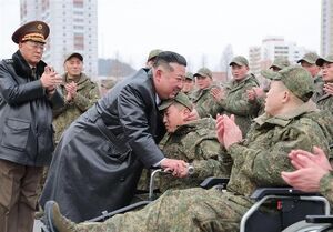 تقدیر کیم جونگ اون از سربازان مجروح جنگ اوکراین