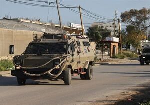 رویارویی جوانان مقاومت با نظامیان اشغالگر در کرانه باختری