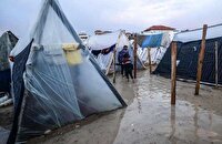 اوضاع فاجعه‌بار غزه پس از بارش شدید باران/ ۱۶ نفر جان باختند