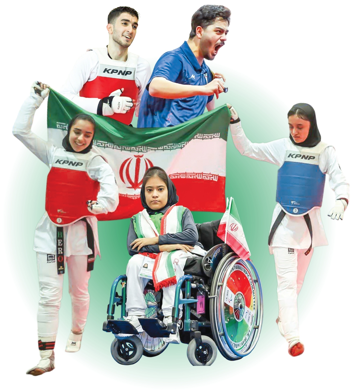 جوانان ایران، صیادان  مدال‌های پاراآسیایی