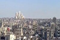 تخریب منازل در خان یونس در جنوب غزه از سوی نظامیان اسرائیلی