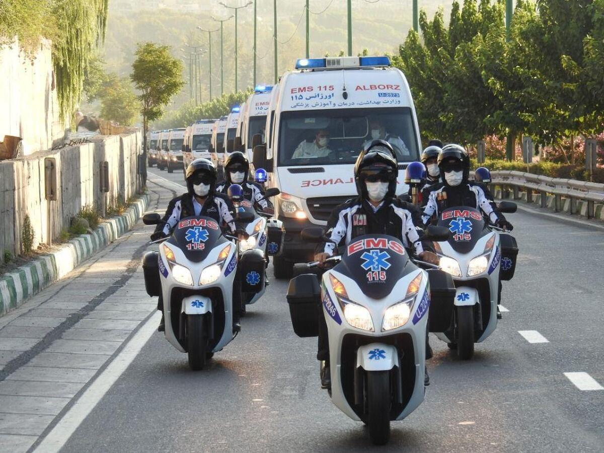 استقرار تیم‌های اورژانس در میادین شهرهای البرز