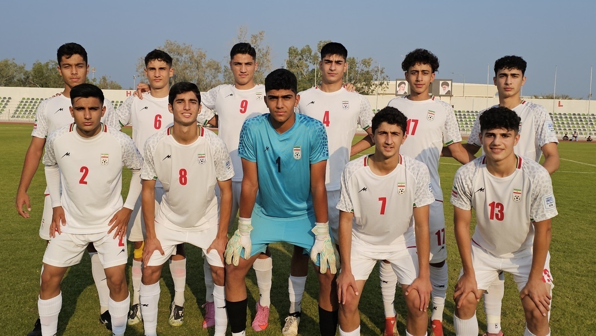 تساوی تیم فوتبال نوجوانان ایران مقابل لبنان در بازی دوم