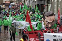 اعتصاب عمومی در بلژیک نظام آموزشی و حمل‌ونقل عمومی را مختل کرد