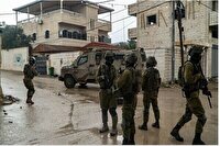 درگیری جوانان فلسطینی با اشغالگران در کرانه باختری