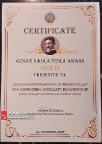 پژوهشگر قزوینی نشان طلای نیکولا تسلا ۲۰۲۵ را کسب کردند