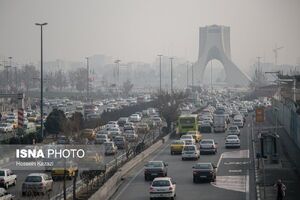 وضعیت قرمز هوای ۲۴ ایستگاه تهران