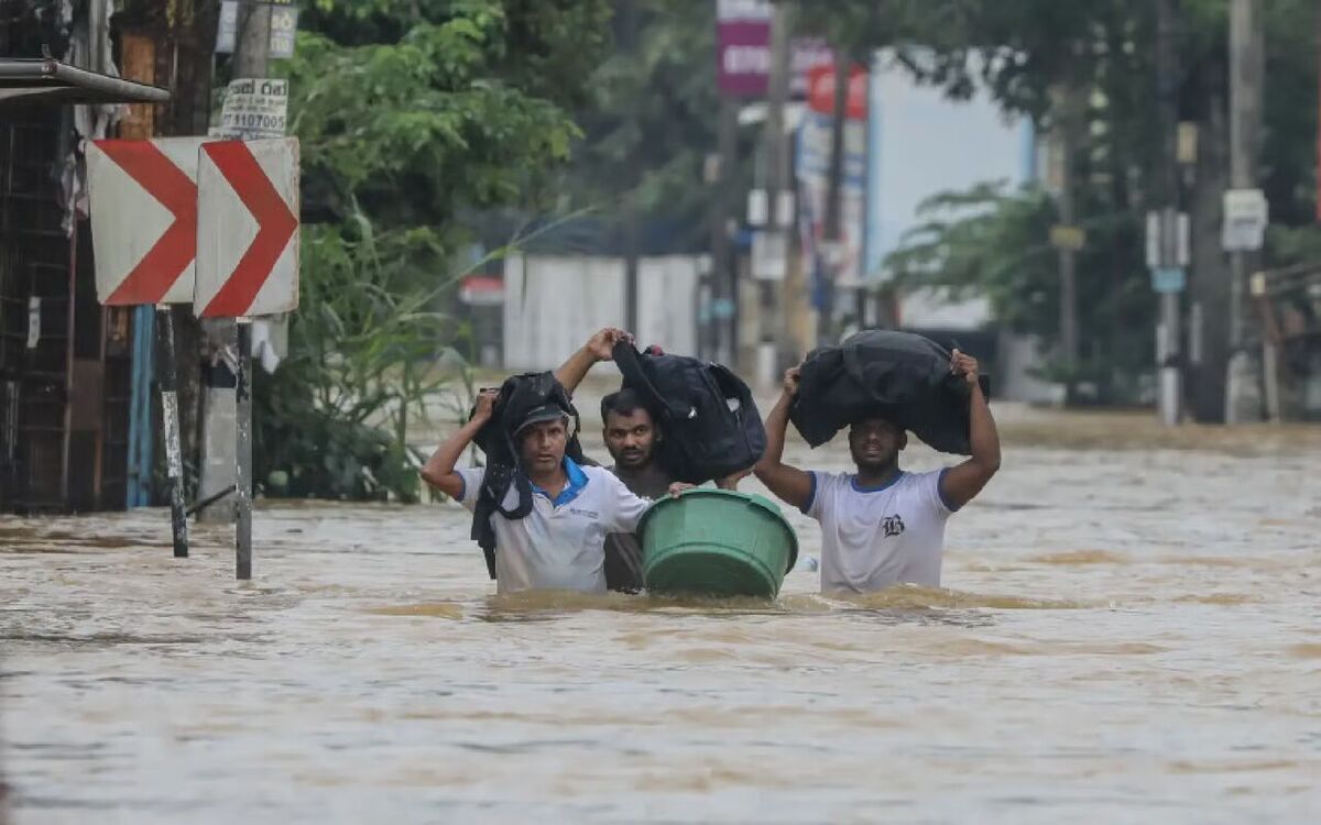 پایتخت سری‌لانکا زیر آب رفت؛ ۱۵۹ کشته و بیش از ۲۰۰ مفقود