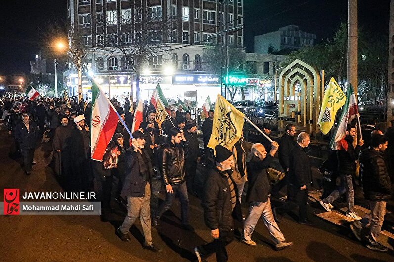 یاوران نیروهای مسلح در محله بلوار ابوذر تهران