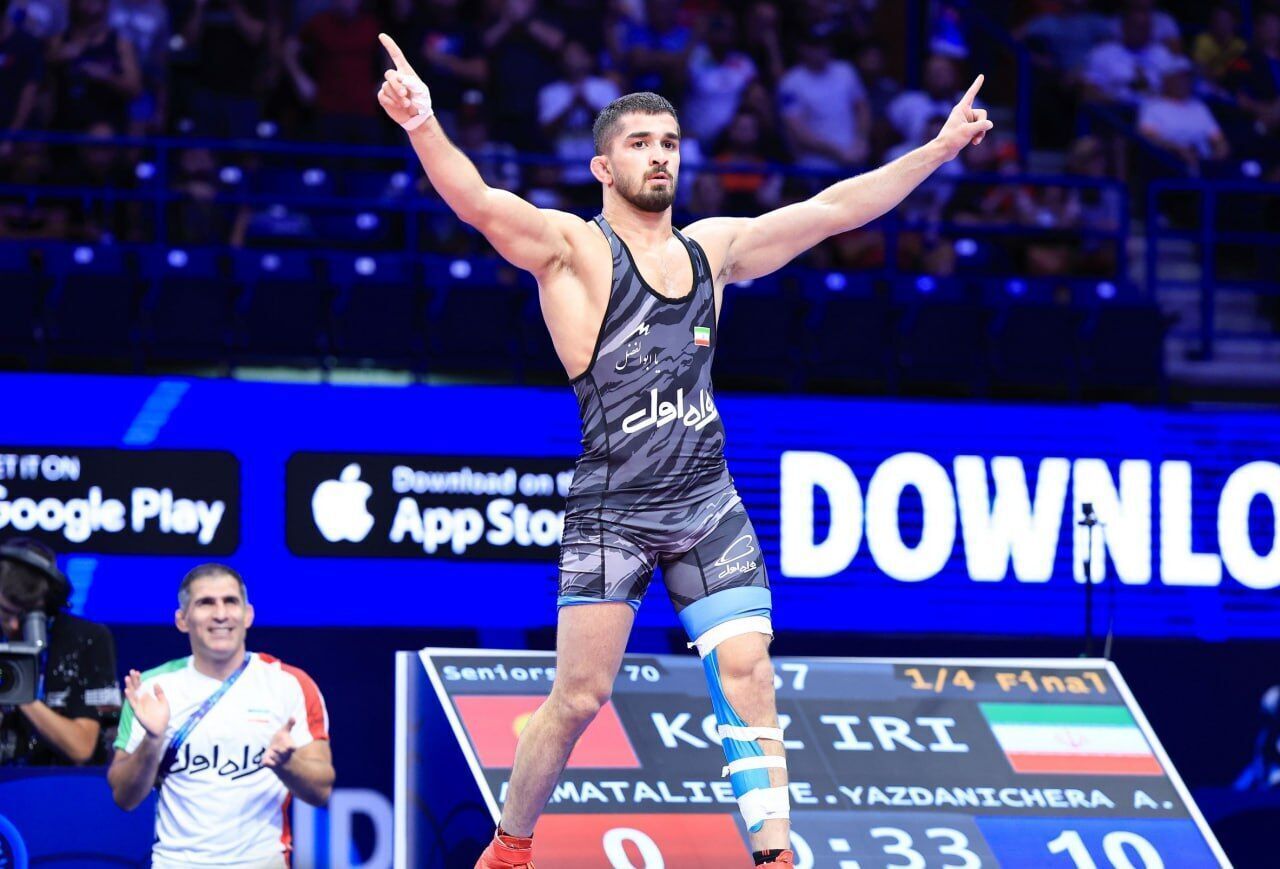 کشتی آزاد قهرمانی آسیا؛ یزدانی به دیدار رده بندی راه یافت