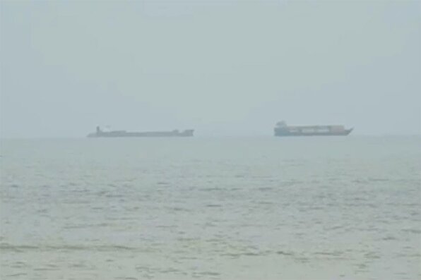 تازه‌ترین تصاویر از وضعیت کشتی‌ها در تنگه هرمز