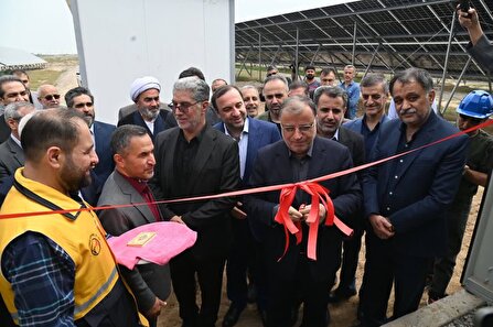 بهره‌برداری از ۷ مگاوات برق نیروگاه خورشیدی و آغاز عملیات اجرایی ۱۵۶ مگاوات درگلستان