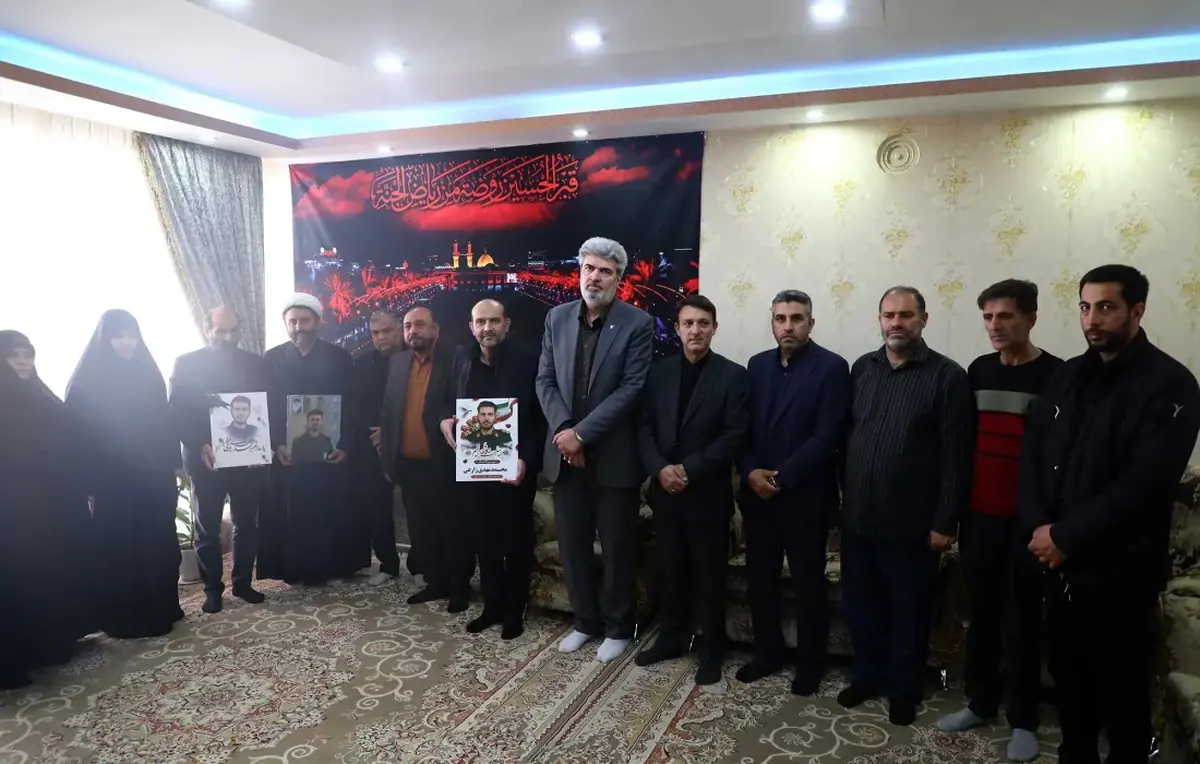 دیدار مسئولان دانشگاه آزاد اسلامی با خانواده شهید محمدمهدی زارعی&zwnj;مفرد