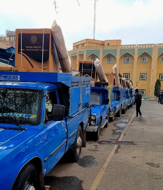تجهیز منازل جنگ‌زده توسط یک خیریه