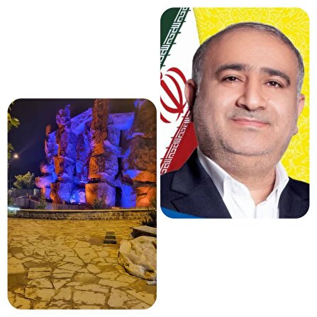 بهر ه برداری آبشار مصنوعی ناهارخوران با طراحی مدرن و سیستم جدید نورپردازی