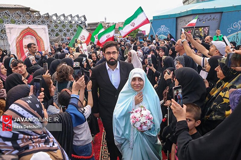 جشن پیوند آسمانی زوجهای جانفدای ایران