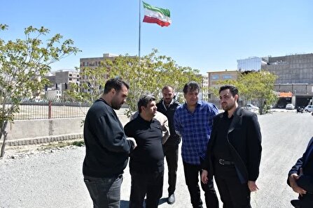 بازدید میدانی شهردار گرمدره از پروژه‌های عمرانی شهری
