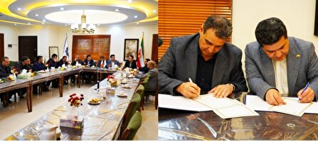 امضای تفاهم‌نامه همکاری بین نظام مهندسی و انجمن انبوه سازان گلستان