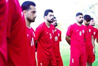 فریاد‌های عبدی در تمرین تیم فوتبال امید ایران
