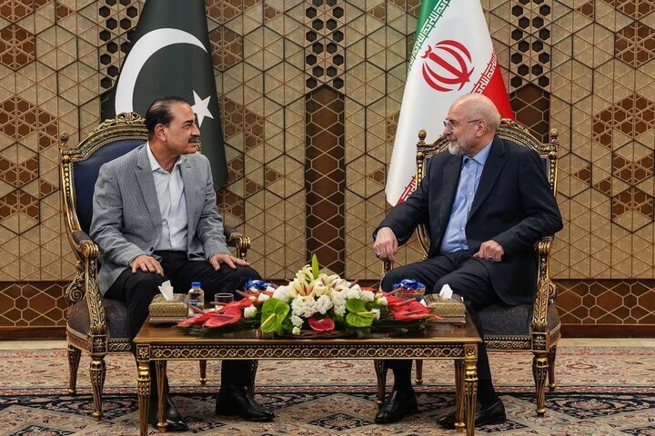 عاصم منیر با قالیباف دیدار و گفتگو کرد