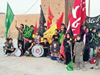 هیئتی کوچک با دل‌هایی به وسعت آسمان