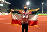 نایب قهرمانی بانوی ایرانی در دوومیدانی جوانان آسیا
