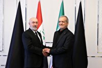 زمان وداع جامعه ورزش با قائد شهید امت در مصلی تهران