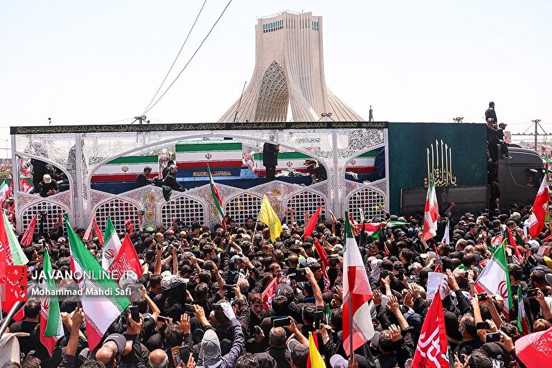 مراسم تشییع پیکر مطهر رهبر شهید انقلاب در تهران -۱