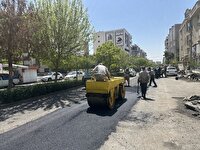 توزیع بیش از ۴۴۰۰ تن آسفالت در منطقه ۲ شهرداری کرج